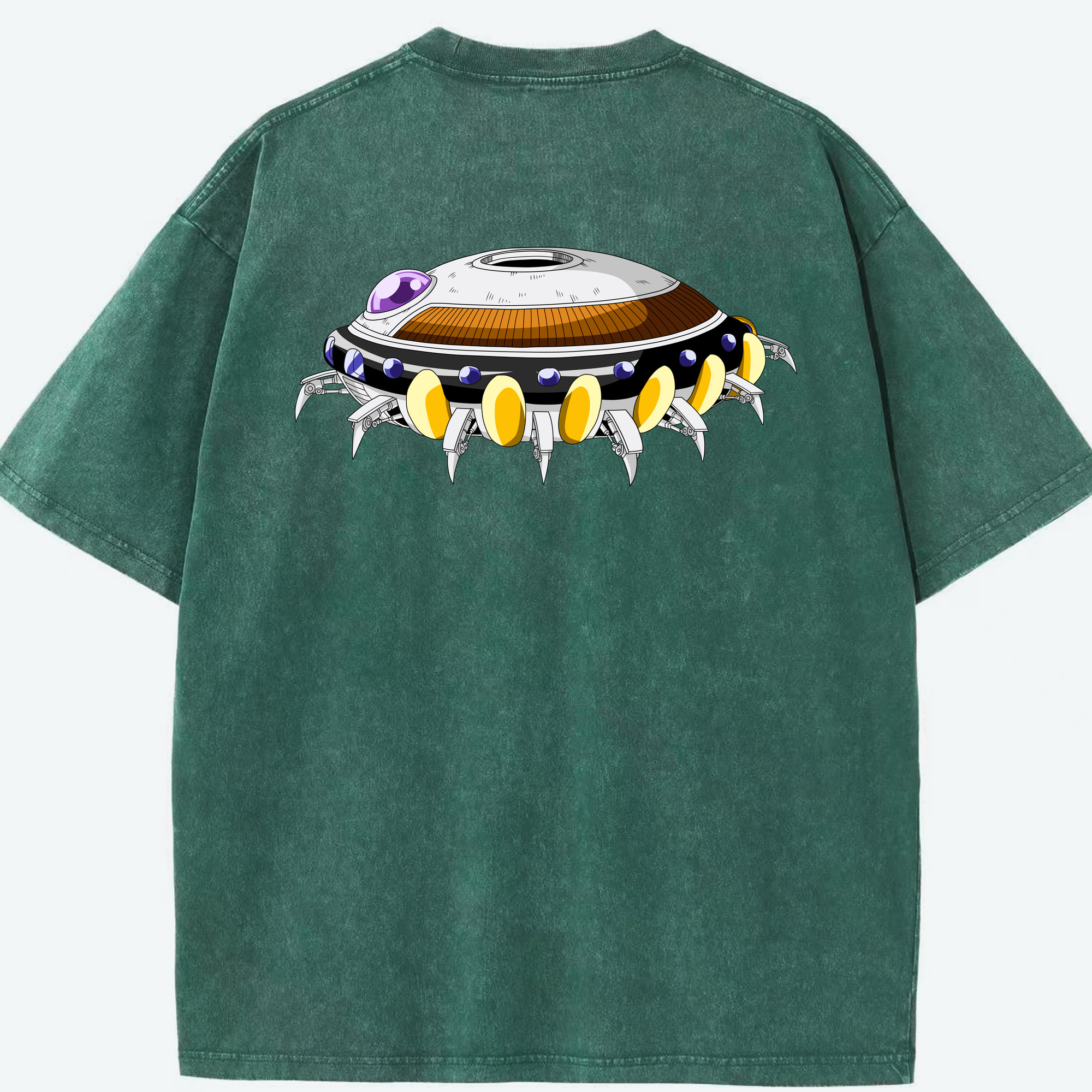 （画像用） ドラゴンボール DRAGON BALL 綿100% ヴィンテージ風 半袖Tシャツ（背面プリント）